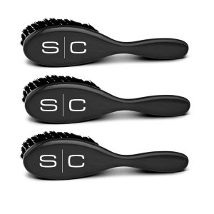 The Fresh Cut Barber Brush Black - 3 Pack