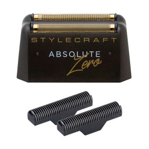 Gold Titanium Foil Head and Echo Cutters for the Absolute Zero Shaver