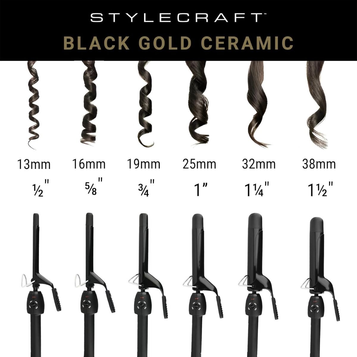 Stay-Temp Professional Ceramic Barrel .625" Hair Curling Iron - Image 7