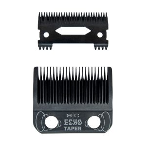 Echo Taper Black DLC Clipper Blade and Deep Tooth Cutter