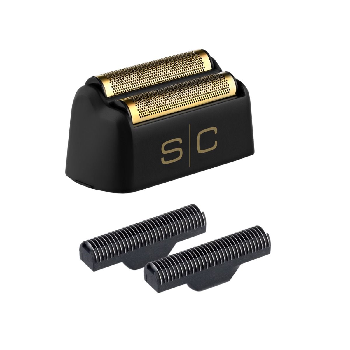Gold Titanium Foil and Echo Cutters for the Instinct Foil Shaver