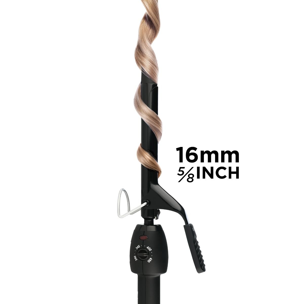 Stay-Temp Professional Ceramic Barrel .625" Hair Curling Iron - Image 2